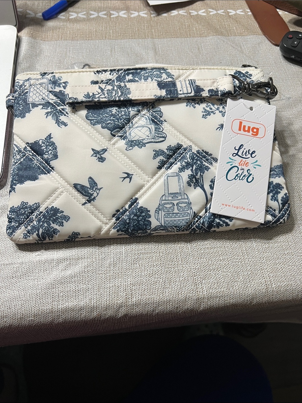 Lug Ziplet Pouch Storybook Indigo